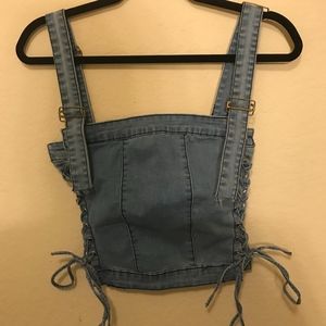 Denim Crop Top